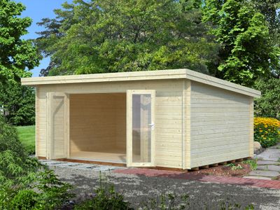 Studio bois Bois Naturel  Lea 19,4m2 Livraison à domicile incluse