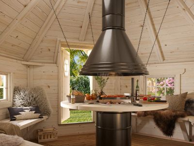 Chalet finlandais en bois Eva - 8,7 m² intérieur - Livraison à domicile incluse - PALMAKO
