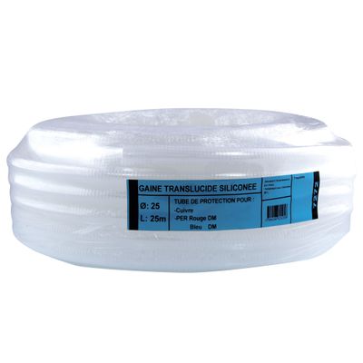 Gaine translucide polypropylène 25m Ø25 - FITT