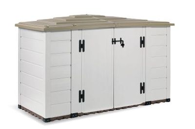 Coffre de jardin en résine  1 800 litres 1,49 m², Livraison à domicile incluse - HABRITA
