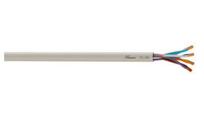 Câble téléphone et ADSL PTT298 4 paires au mètre ivoire - NEXANS