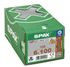 Vis tête disque Torx 6 x 100 mm par 100 SPAX