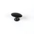 Bouton de meuble ovale noir mat 21 x 33 mm REI