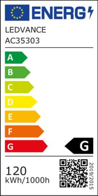 Crayon halogène R7S 118 mm 120 W = 2245 lumens blanc chaud - OSRAM