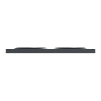 Plaque de finition 2 postes anthracite - Odace 2011 Styl SCHNEIDER ELECTRIC