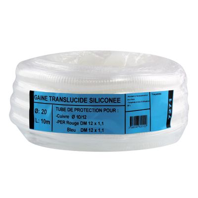 Gaine translucide polypropylène 10m Ø20 - FITT