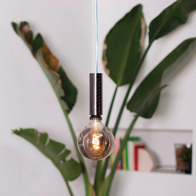 Câble électrique tissu bleu pastel 3m - TIBELEC