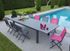 Chaise de jardin pliante THEMA aluminium graphite gris - PROLOISIRS
