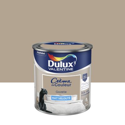 Peinture Crème de Couleur Gazelle mat 0,5 L - DULUX VALENTINE