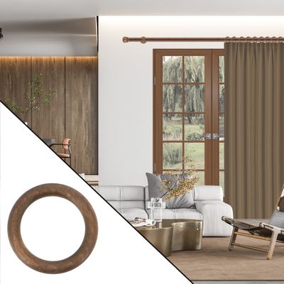 Anneaux en bois diam 56 mm Finition Chêne par 10 - MOBOIS