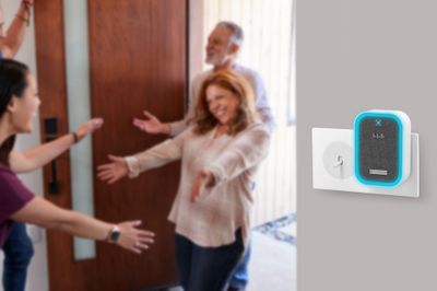 Sonnette sans fil 200m 220V-240V à brancher Blanc - CEEZAM