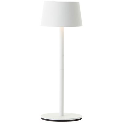 Lampe à poser extérieur rechargeable LED Jona blanc IP44 170 lumens blanc chaud - BRILLIANT