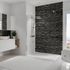 Panneau mural de douche 150x255 cm parement ardoise DecoDesign Décor - SCHULTE