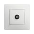 Prise TV type F blanc Caly - DEBFLEX