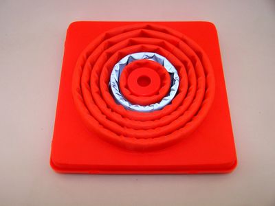Cône de signalisation rétractable lumineux hauteur 72 cm MOTTEZ