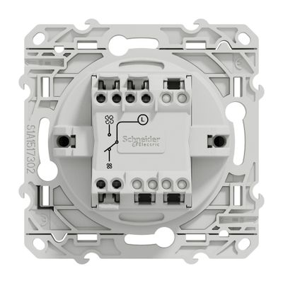 Interrupteur VMC 2 vitesses anthracite - Odace 2011 SCHNEIDER ELECTRIC