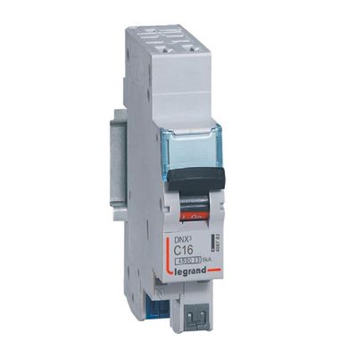 Disjoncteur 16A phase+neutre bornes automatiques - DNX3 LEGRAND