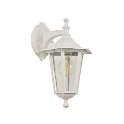 Applique extérieur descendante E27 Valence blanc IP44  60W - COREP