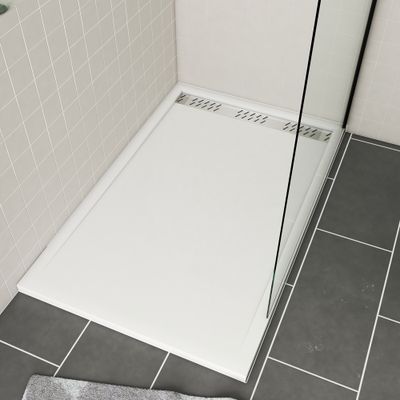 Receveur de douche 90x140 cm acrylique blanc Pure 2 - AURLANE