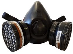 Demi-masque respiratoire avec 2 filtres A2P3 GERIN