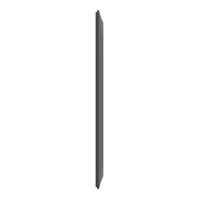 Plaque de finition 3 postes verticale anthracite - Ovalis SCHNEIDER ELECTRIC