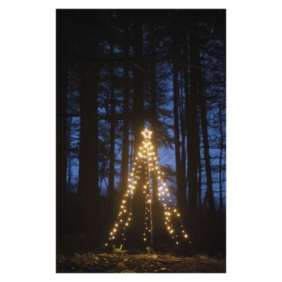 Guirlande lumineuse LED extérieur forme sapin blanc froid IP44 - DEBFLEX