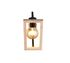 Applique E27 Bano noir et bois 10W - REALITY