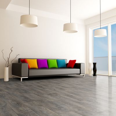 Sol PVC décor bois gris PRIMETEX rouleau de 4m vendu au m² GERFLOR