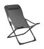 Transat de jardin pliant graphite/gris EASY - PROLOISIRS