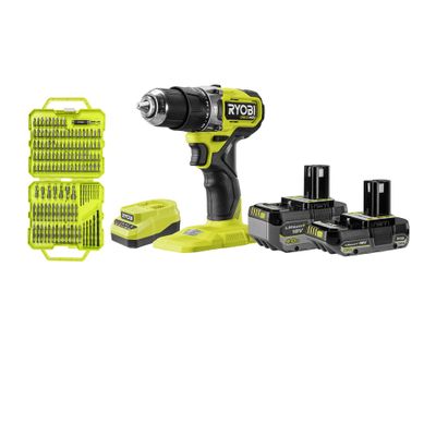 Perceuse à percussion sans fil 18 V ONE+ RPD18C1-242SA127 (2 batteries + accessoires) - RYOBI