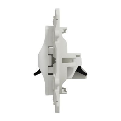 Prise haut-parleurs blanc - Odace 2011 SCHNEIDER ELECTRIC