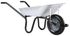 Brouette Aktiv Premium en acier galvanisé 100 L roue gonflable HAEMMERLIN