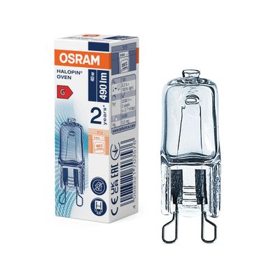 Ampoule halogène pour four G9 40W - Halopin OSRAM