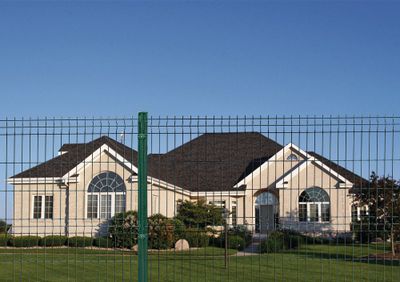 Poteau de grillage Profix anthracite 2 m  MOREDA