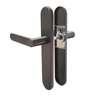 Poignées de porte sur plaques sans trou sans perçage Meudon K canon de fusil LINEA BERTOMANI
