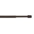 Tringle de vitrage plate extensible en métal de 50 à 80 cm Finition Marron par 2 - MOBOIS