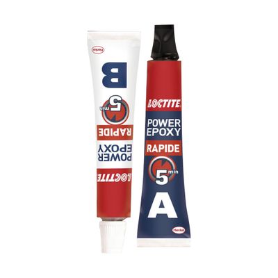 Colle de réparation Power époxy rapide tube 2 x 11 ml - LOCTITE