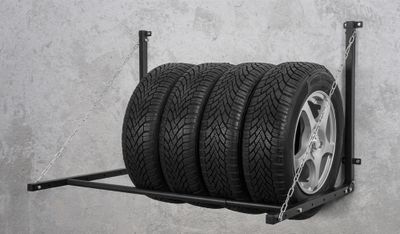 Support mural télescopique 4 pneus AUTOBEST