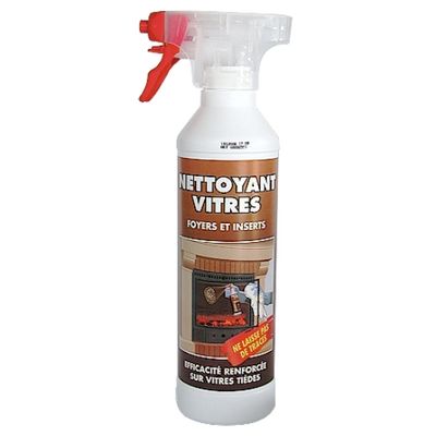 Nettoyant pour vitres foyers et inserts 500ml, PYROFEU