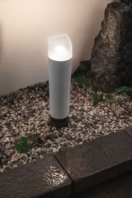 Borne extérieur à piquer LED 43cm Link+Light blanc IP44 150 lumens blanc chaud - PAULMANN