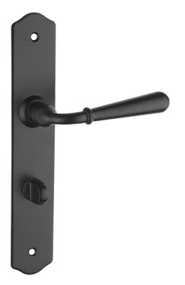 Poignées de porte sur plaques à condamnation Charon noir THIRARD