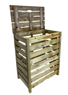 Composteur de jardin double ouverture 360 L