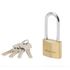 Cadenas à clés largeur 40 mm en laiton avec anse haute 51 mm MASTER LOCK