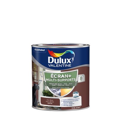 Peinture Ecran+ Multi-supports Satin Ton Bois 0,5 L - DULUX VALENTINE