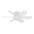 Ventilateur de plafond silencieux avec lumière LED + télécommande Blanc Ø52cm - Clovelly EGLO