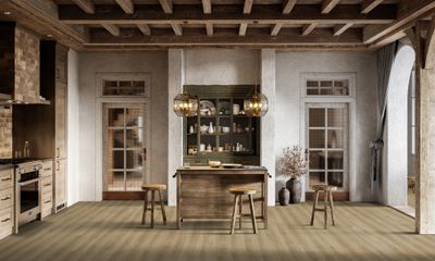 Sol vinyle effet bois miel MEADOW SPRING ép 4,5 mm 21,2 x 123,9 cm compatible pièce humide paquet de 2,10 m² GERFLOR