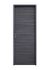 Bloc-porte postformé H.204 x l.83 cm décor mélaminé EBENE poussant droit - SMIS