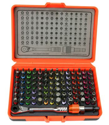 Coffret de vissage de 98 embouts FISCHER DAREX