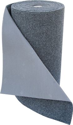 Tapis Premium gris largeur 100 cm épaisseur 6 mm en rouleau vendu au mètre ID HOME