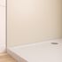 Panneau mural de douche aluminium ivoire 120 x 210 cm AURLANE